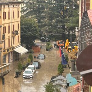 Porretta sott’acqua, torrenti esondano