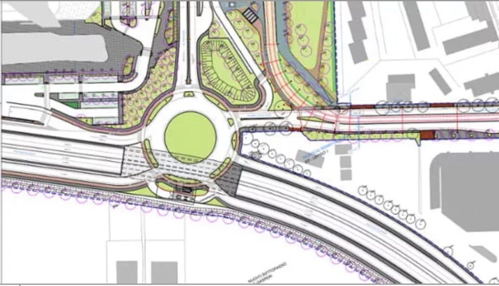 Borgo Panigale: al via i lavori per la nuova rotonda
