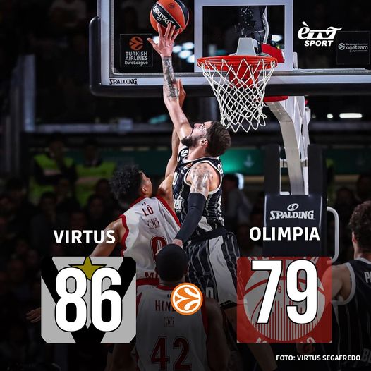 Grande Virtus “annienta” Olimpia 86 a 79