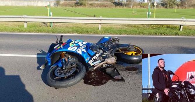 Perde il controllo della moto: muore giovane di 28 anni
