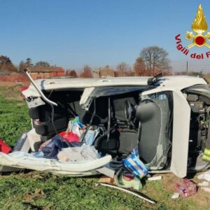 E’ morta la donna finita fuori strada la mattina di Natale