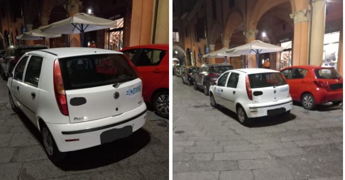 Denuncia un cittadino: ausiliari del traffico in doppia fila per fare le multe