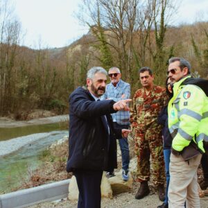 Il commissario Figliuolo a Monterenzio per un sopralluogo