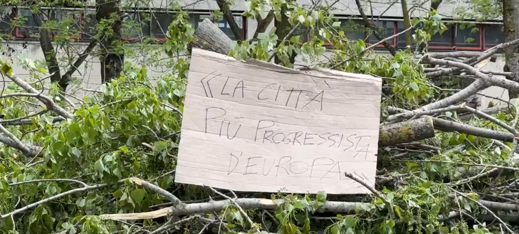 Parco don Bosco: scontri tra ambientalisti e Forze dell’Ordine che contano 16 feriti