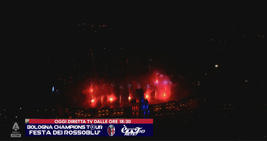 Un mercoledì da campioni: Nettuno d’oro al Bologna poi il tour rossoblù per il centro. Direttona E’Tv dalle 18.30