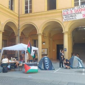 Palestina, tornano le tende a Scienze Politiche