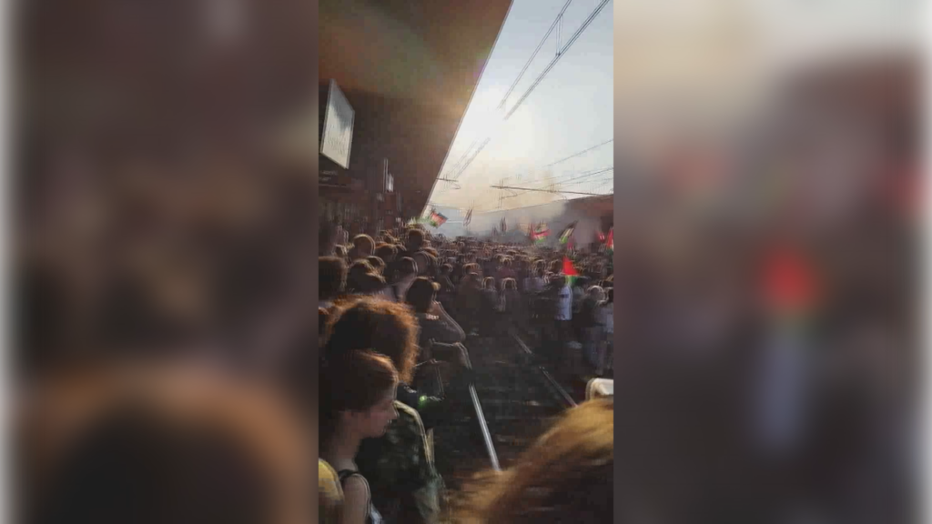 Manifestazione pro Palestina, riaperta la stazione di Bologna