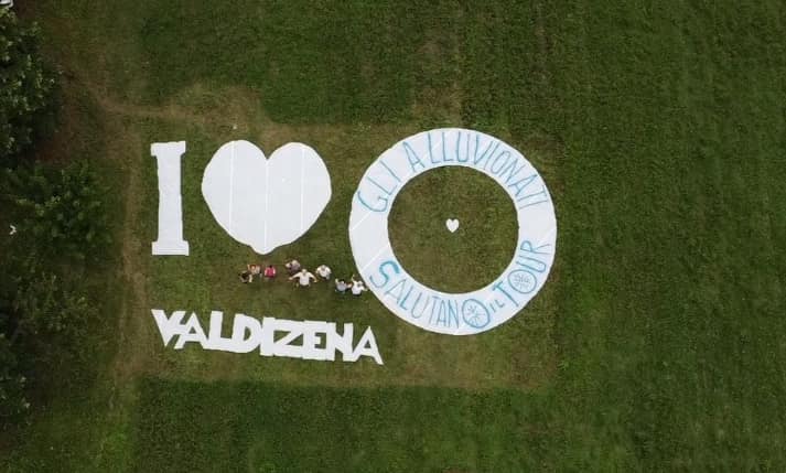 Comitato Val di Zena, il saluto al Tour e un appello: ‘Mettiamo in sicurezza la vallata’