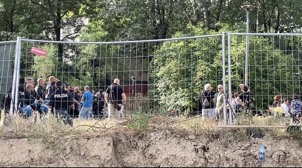 Don Bosco: cordone di polizia per il cantiere del tram