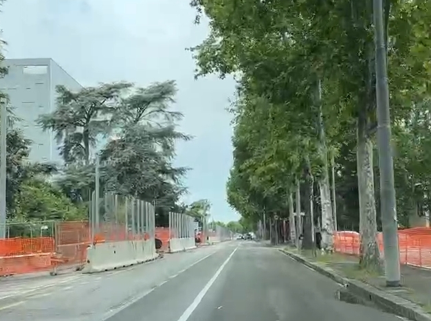 Tram, a Borgo Panigale cambia la viabilità in via Marco Emilio Lepido