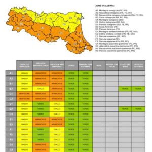 Allerta meteo per temporali lunedì 24