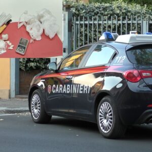 Hanno in casa 23 grammi di ‘coca’, doppio arresto dei carabinieri
