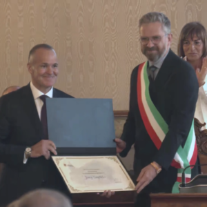 Joey Saputo è cittadino bolognese: “Il nostro dovere è custodire la vostra passione”