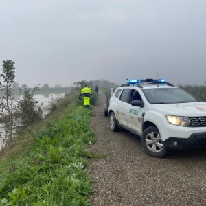 Esondato il Quaderna fra Budrio e Medicina