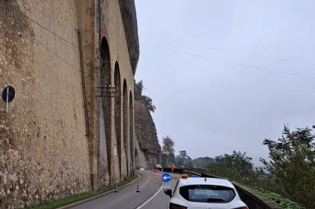 Lavori sulla Rupe di Sasso Marconi: riprende la circolazione sulla Porrettana