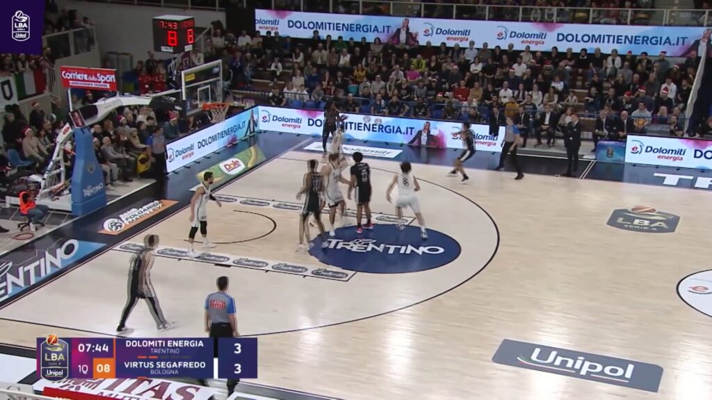 La Virtus cade a Trento