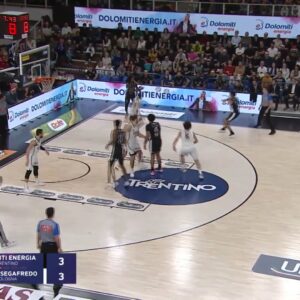 La Virtus cade a Trento