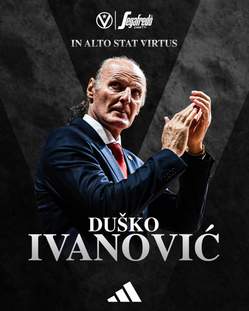 Basket, ufficiale: Dusko Ivanovic nuovo allenatore della Virtus