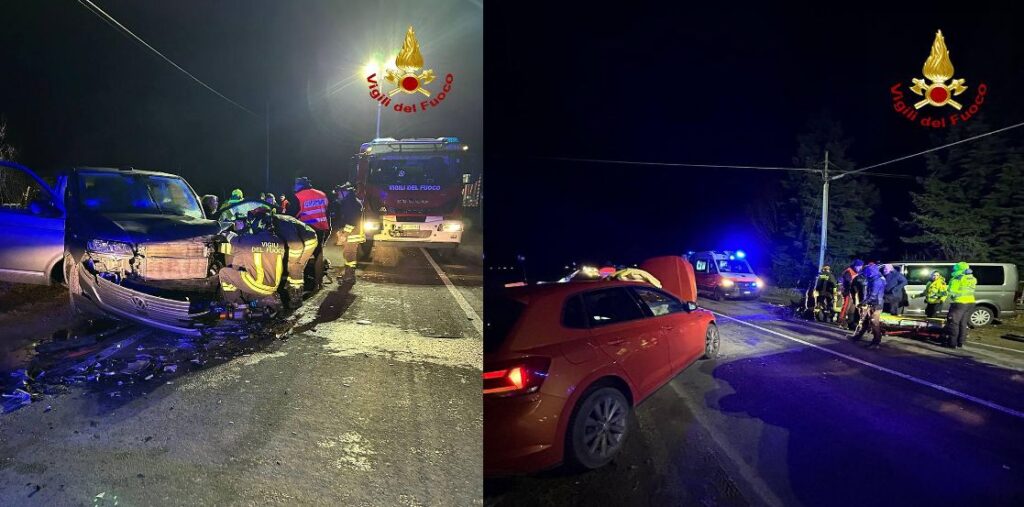 Scontro frontale ad Argelato, tre feriti