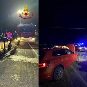 Scontro frontale ad Argelato, tre feriti