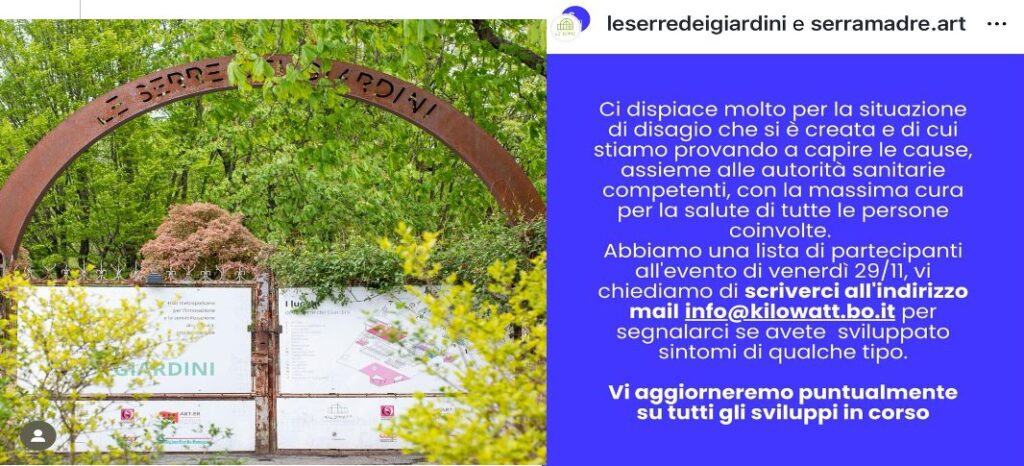 Malesseri dopo un evento alle Serre dei Giardini Margherita, task force dell’Ausl