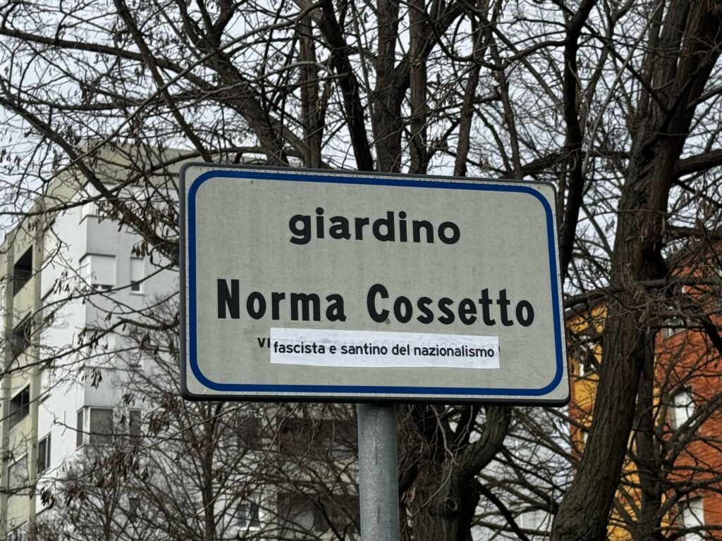Sfregio alla memoria di Norma Cossetto