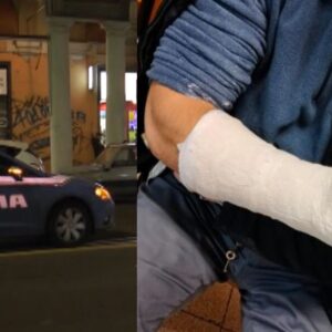 Mano fratturata a un poliziotto durante un controllo a Bologna
