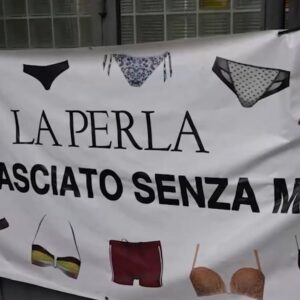 Le lavoratrici La Perla in presidio venerdì a Roma