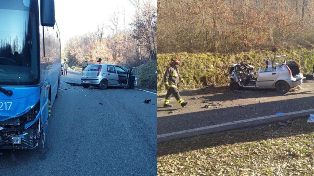 Frontale fra un’auto e una corriera a San Benedetto, 22enne gravissimo