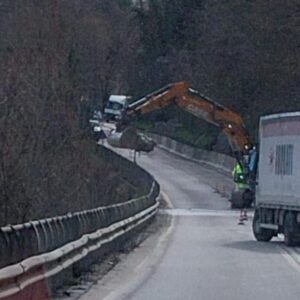 Nuovo smottamento sulla Porrettana