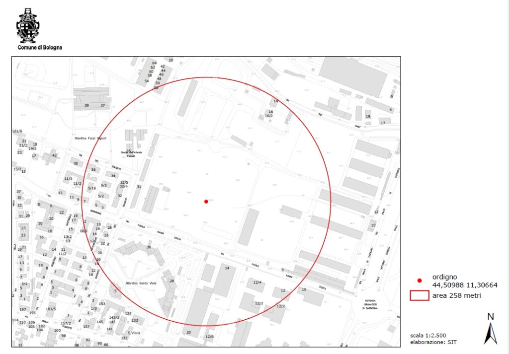 Disinnesco ordigno bellico ai Prati di Caprara: il 25 maggio piano di evacuazione per 350 residenti