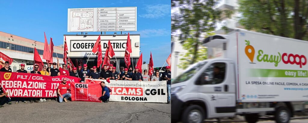 Sciopero al magazzino ‘Easy Coop’ a Castel Maggiore