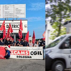 Sciopero al magazzino ‘Easy Coop’ a Castel Maggiore