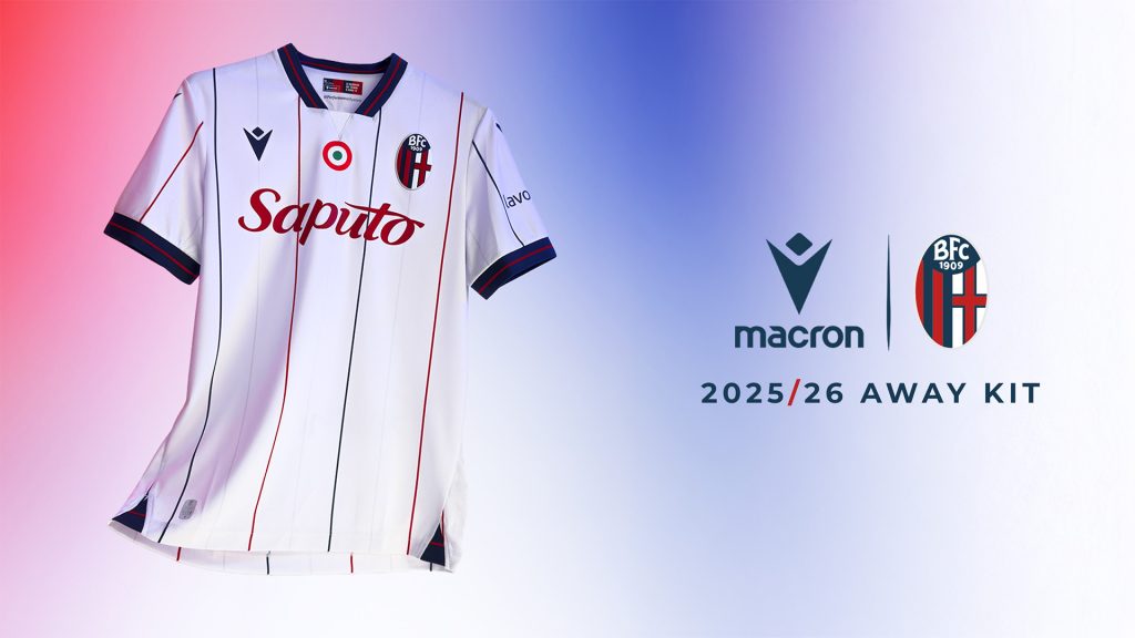Ecco la seconda maglia “Away” da trasferta per il Bologna