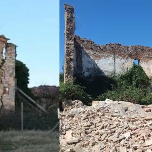 Crollata parte di una Pieve del XII secolo a Ozzano Emilia