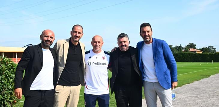 Gattuso fa visita al Bologna di Italiano
