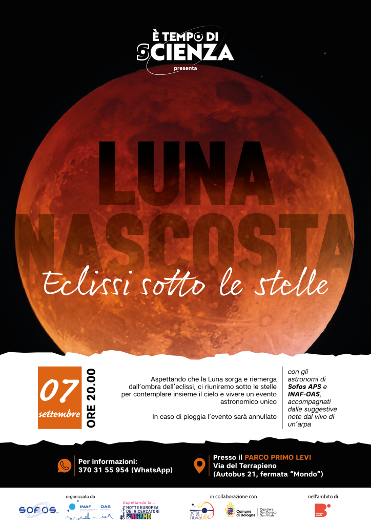 Ecco dove vedere l’eclissi totale di luna a Bologna