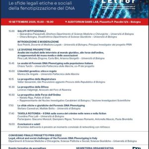 Un convegno sul ruolo del DNA nelle indagini