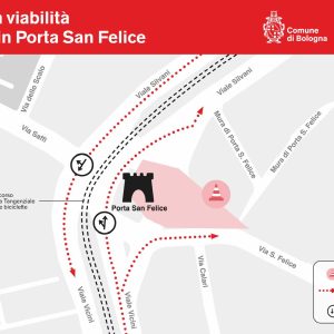 Linea rossa del tram: ultimo step per i cantieri a Porta San Felice. Ecco cosa cambia
