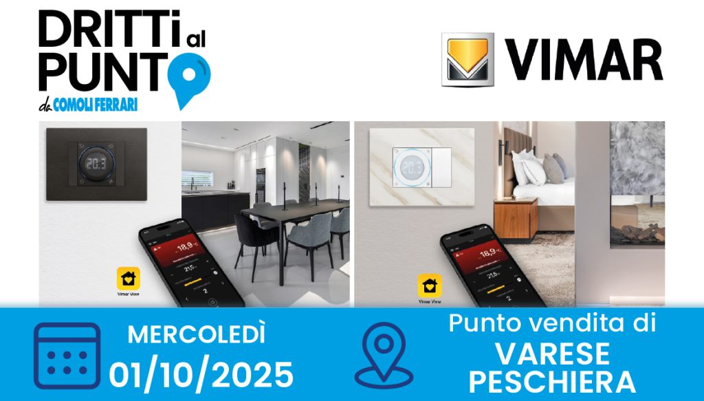 Sei un impiantista? Partecipa a “Dritti al Punto” con Vimar