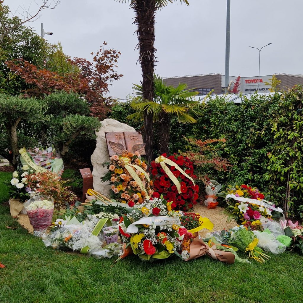 Toyota, la cerimonia in ricordo dei due lavoratori che persero la vita ad un anno dall’esplosione