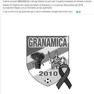 Incidente mortale a Lovoleto, il cordoglio della società sportiva dove il bimbo giocava