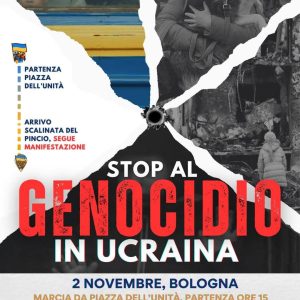 Non solo ProPal: la Bologna democratica scende in piazza contro il “genocidio degli Ucraini”