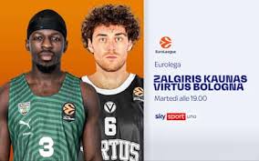 La Virtus crolla contro lo Zalgiris
