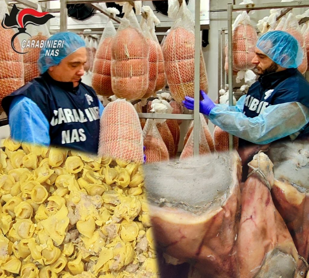 Controllo in pastificio e in capannone ‘abusivo’: sequestrate 13 tonnellate di formaggi e salumi
