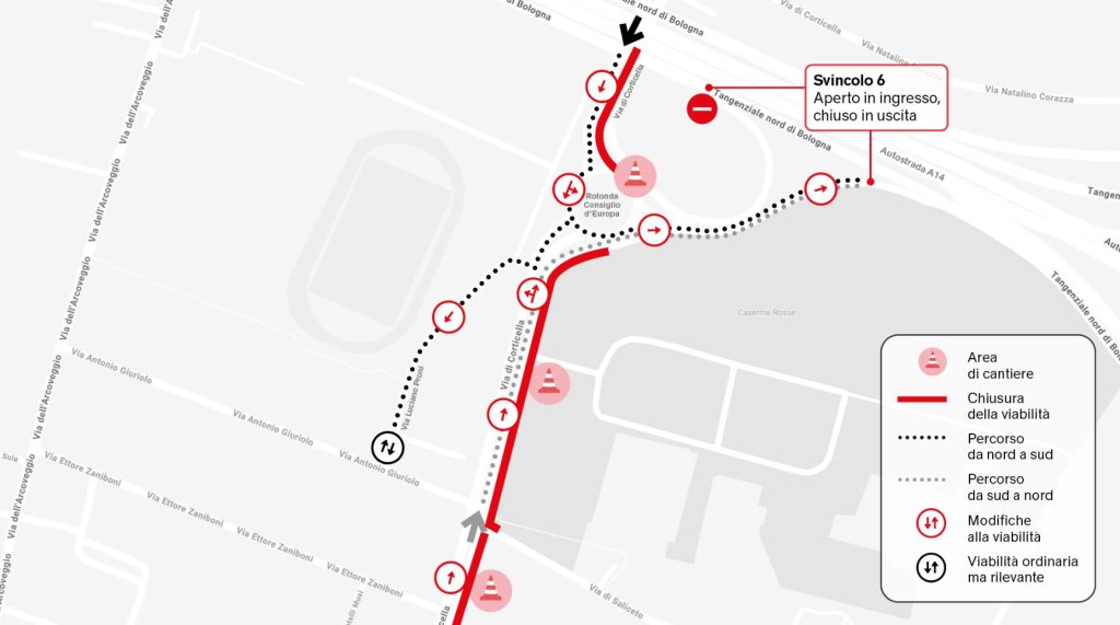 Tram, il 22 dicembre riaprirà lo svincolo 6 della corsia di immissione in tangenziale