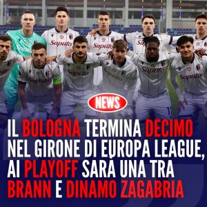 Il Bologna vince ma va ai play off: 0-3 contro il Maccabi Tel Aviv