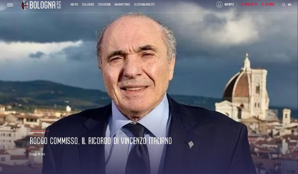 E’ morto Rocco Commisso, Bologna-Fiorentina si gioca regolarmente