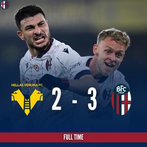 Il Bologna torna a vincere dopo 7 turni con un po’ di sofferenza: 2-3