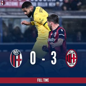 Bologna ancora improponibile: passa 0-3 il Milan con irrisoria facilità